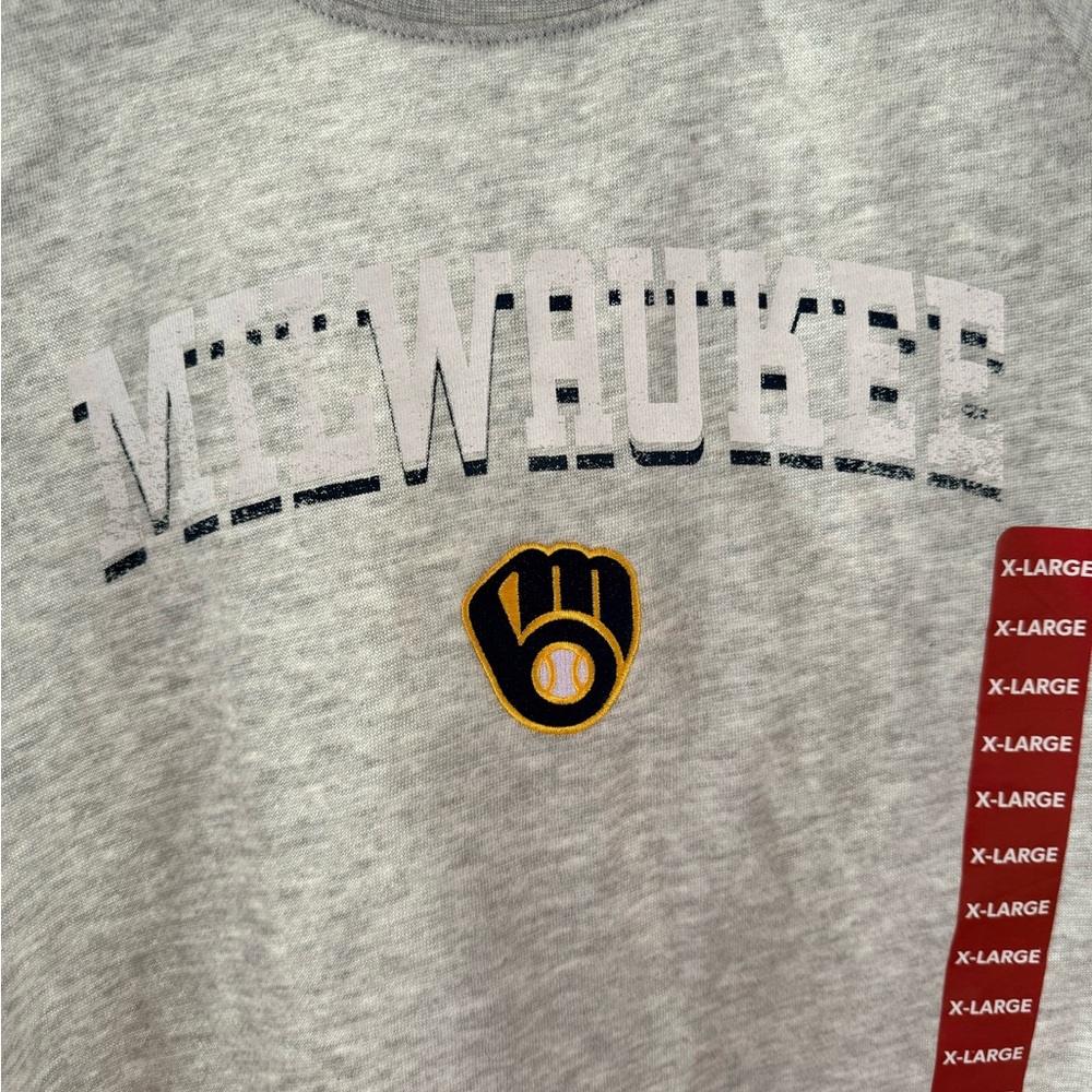 Genuine Merchandise Gray Crew Neck Sweater - Picture 2 of 5